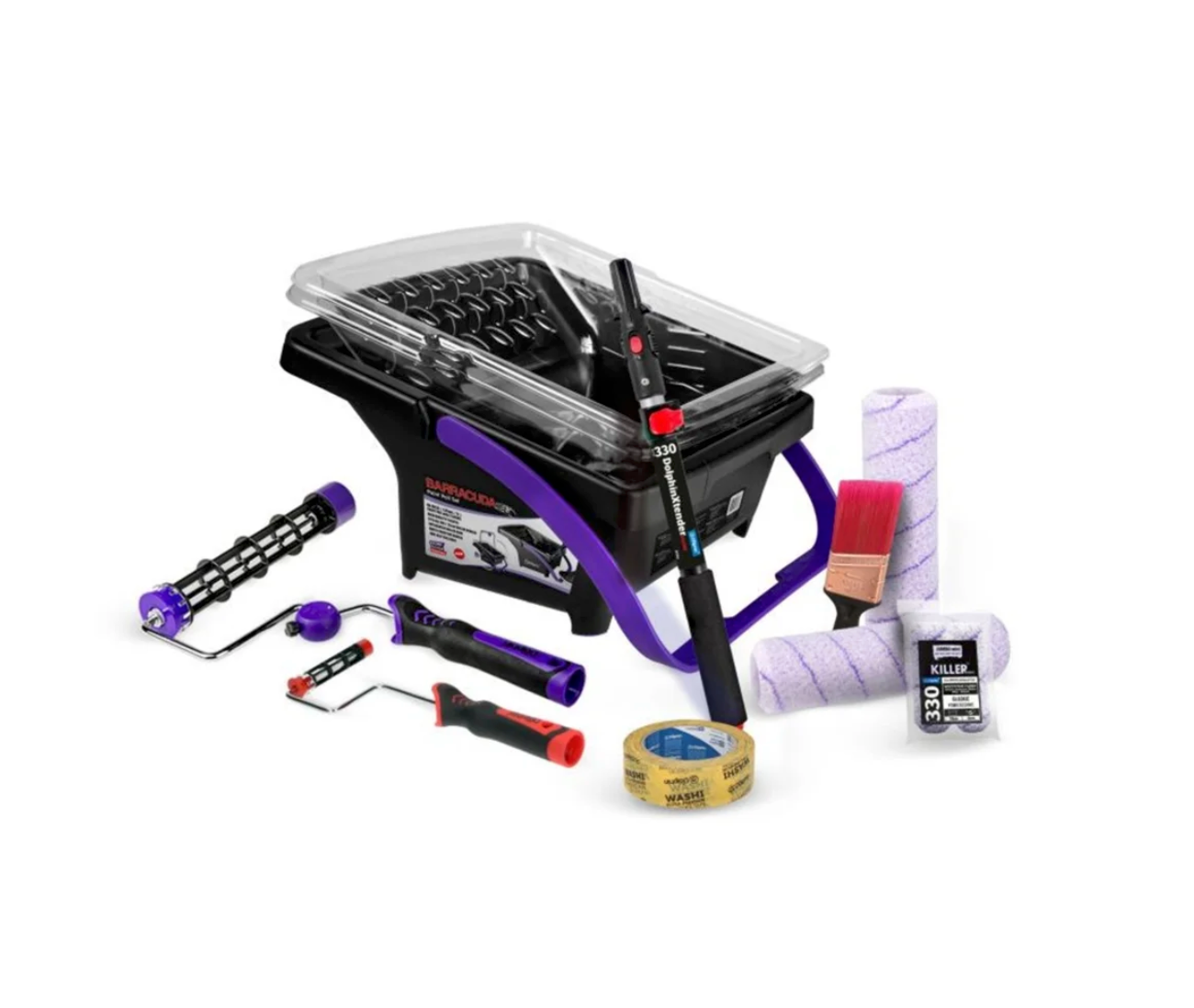 Set PREMIUM profesional BARRACUDA pt. vopsit, zugravit, cu 12x