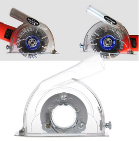 Aparatoare anti praf pt. flex, cu talpa sprijin, plastic (disc 100-125 mm)