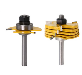 Set 2x Freze Disc Lemn cu Rulment Pentru fante, caneluri, din 6 discuri