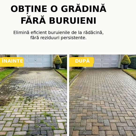 Ierbicid bio pentru casă și grădină, acționează țintit, 500 ml