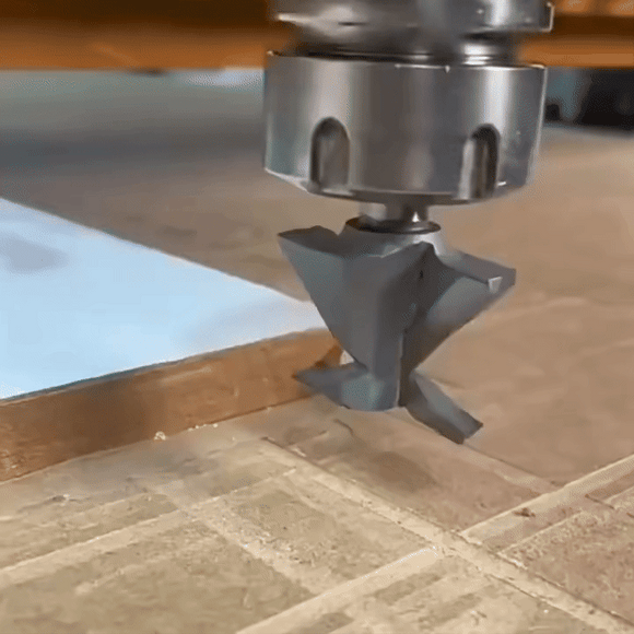 Freza lemn pentru indoit lemn la colt 90, muchii curbate fara imbinari, coada 8mm