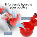 Set 6x adapatoare pentru pasari curte, cupe pentru apa gaini, rate-2