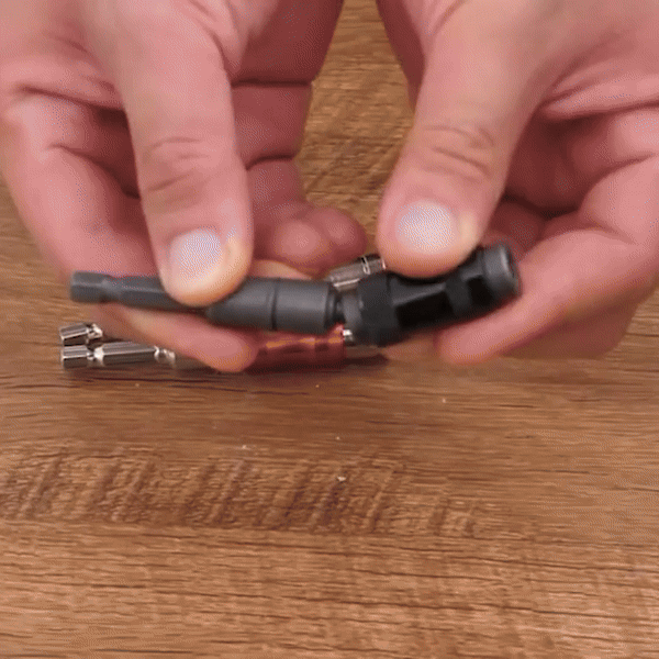 Adaptor bituri pivotant, cu capete bit hexagonal, cu magnet