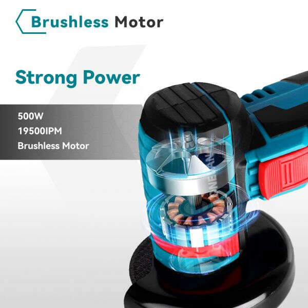 Mini polizor unghiular BRUSHLESS cu acumulator, portabil, 12 V, disc 76mm