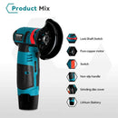 Mini polizor unghiular BRUSHLESS cu acumulator, portabil, 12 V, disc 76mm-4