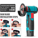 Mini polizor unghiular BRUSHLESS cu acumulator, portabil, 12 V, disc 76mm-10