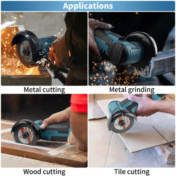 Mini polizor unghiular BRUSHLESS cu acumulator, portabil, 12 V, disc 76mm