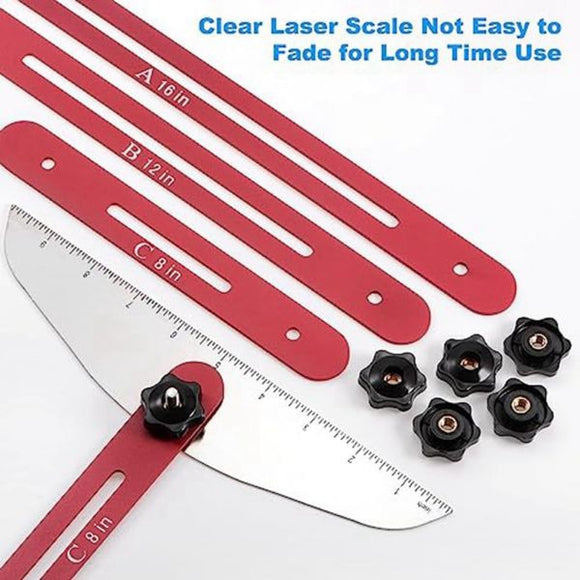 Sablon profesional masurare, trasare si sablonare trepte, rafturi, etc.