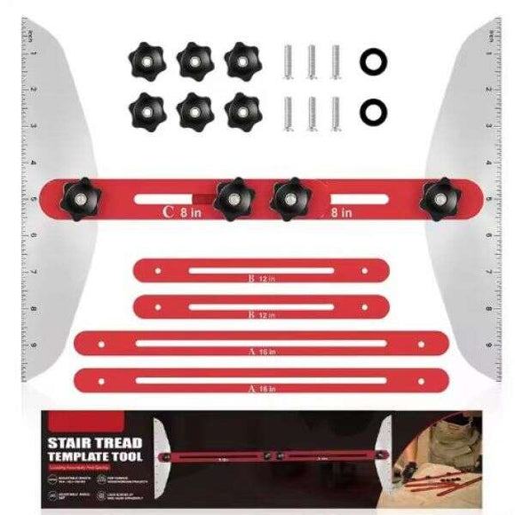 Sablon profesional masurare, trasare si sablonare trepte, rafturi, etc.