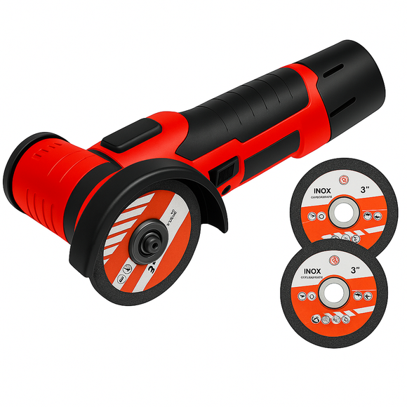 Mini polizor unghiular BRUSHLESS cu acumulator, portabil, 12 V, disc 76mm