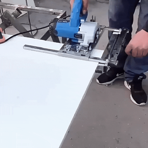 Sanie, sistem ghidaj pentru circular de mana sau ober freza, debitare lemn (M sau L)