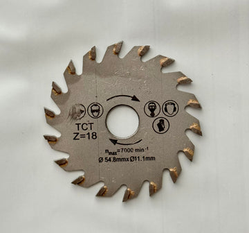 Disc 55 mm pt. mini fierastrau de banc verde 480W, interior 11mm
