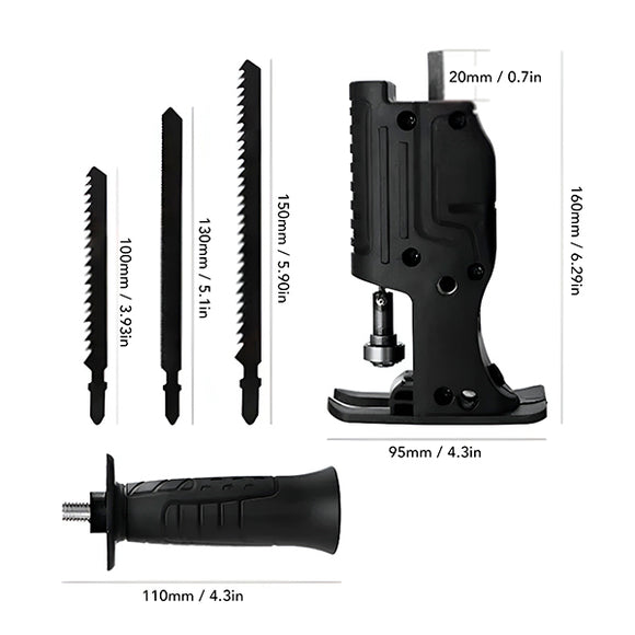 Adaptor tip fierastrau pendular, de bormasina, masina gaurit si infiletat