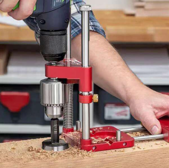 Sistem de sablonare si ghidare gauri de precizie, ALUMINIU, pt. masina gaurit, bormasina