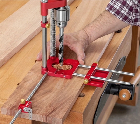 Sistem de sablonare si ghidare gauri de precizie, ALUMINIU, pt. masina gaurit, bormasina