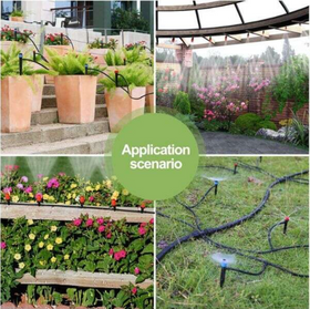 Set complet de irigare plante si gazon 40m liniari (furtune, robineti, conectori, etc.) - 0