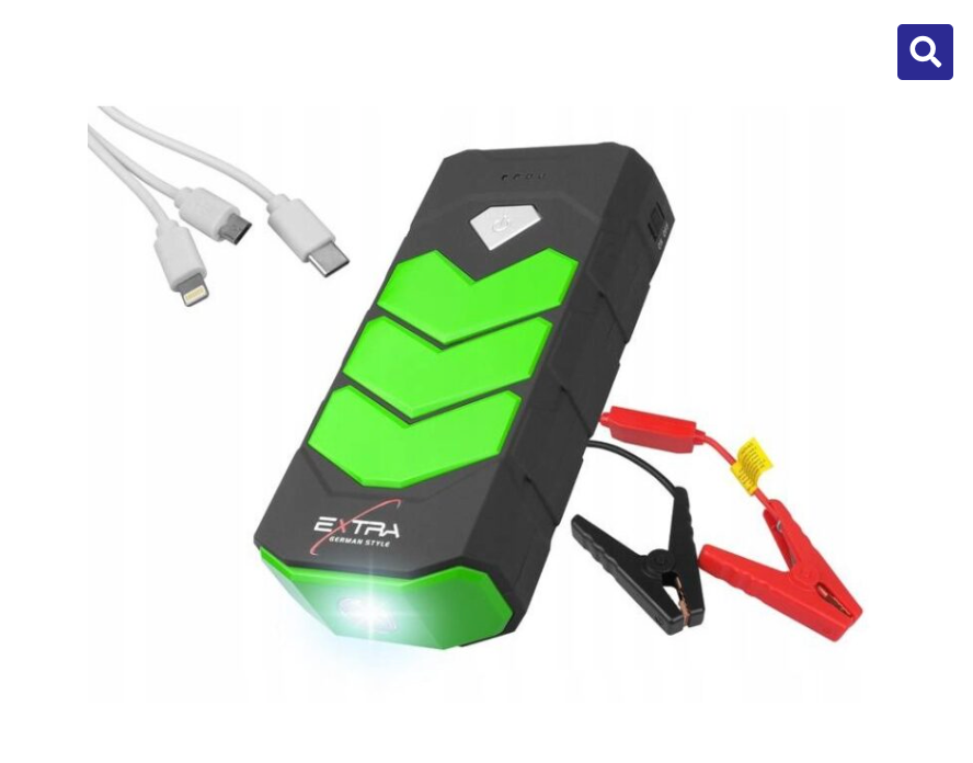 Kit pornire auto moto cu acumulatori, power bank, baterie externa 24.000 mAh