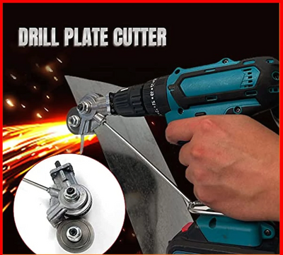 Adaptor pt. taiat tabla, cu role, pt bormasina, masina gaurit (foarfeca electrica) - 0