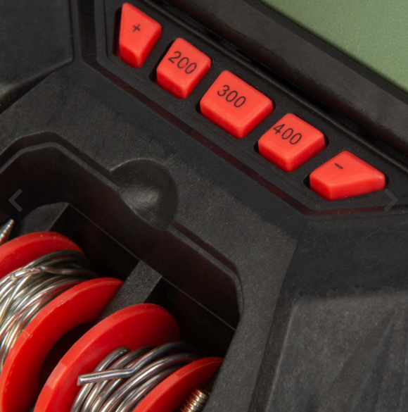 Statie digitala de lipit - cu display LCD, vârf de lipit, tablă și burete - 230 V - Fahrenheit