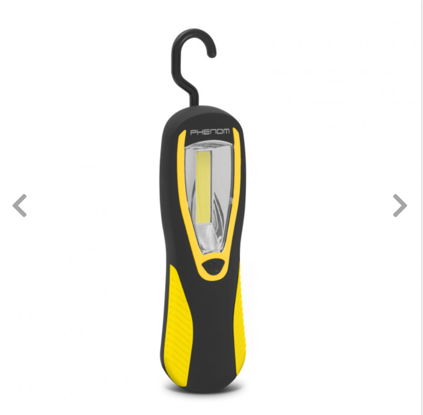 Lampa de lucru cu COB-LED PHENOM, cu carlig si magnet