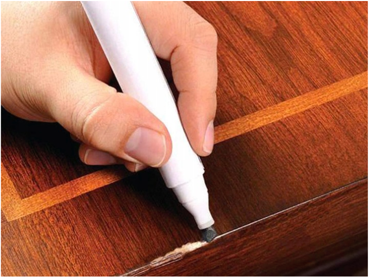 Set de rectificare, retusare mobilier, lemn, parchet cu markere și creioane (6 nuanțe)
