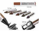 Set de rectificare, retusare mobilier, lemn, parchet cu markere și creioane (6 nuanțe)-4