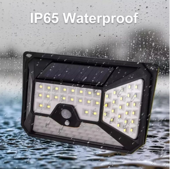 Lampa solara de perete cu senzor miscare, LED (cu mod de veghe)