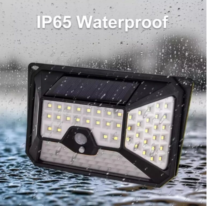 Lampa solara de perete cu senzor miscare, LED (cu mod de veghe)