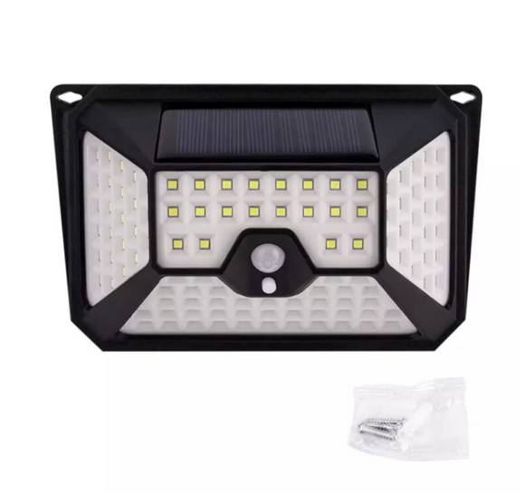 Lampa solara de perete cu senzor miscare, LED (cu mod de veghe)