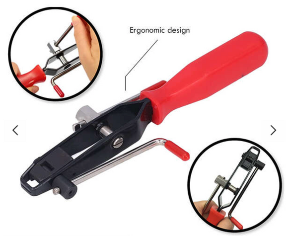 Cleste, unealta pentru montat burdufuri auto, coliere, cleme metal