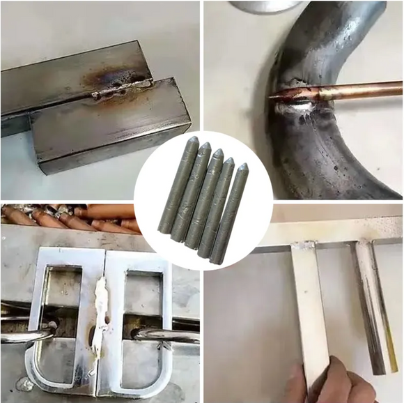 Set 6x Creioane brazare, sudare aluminiu la temperatura joasa, insertie pudra