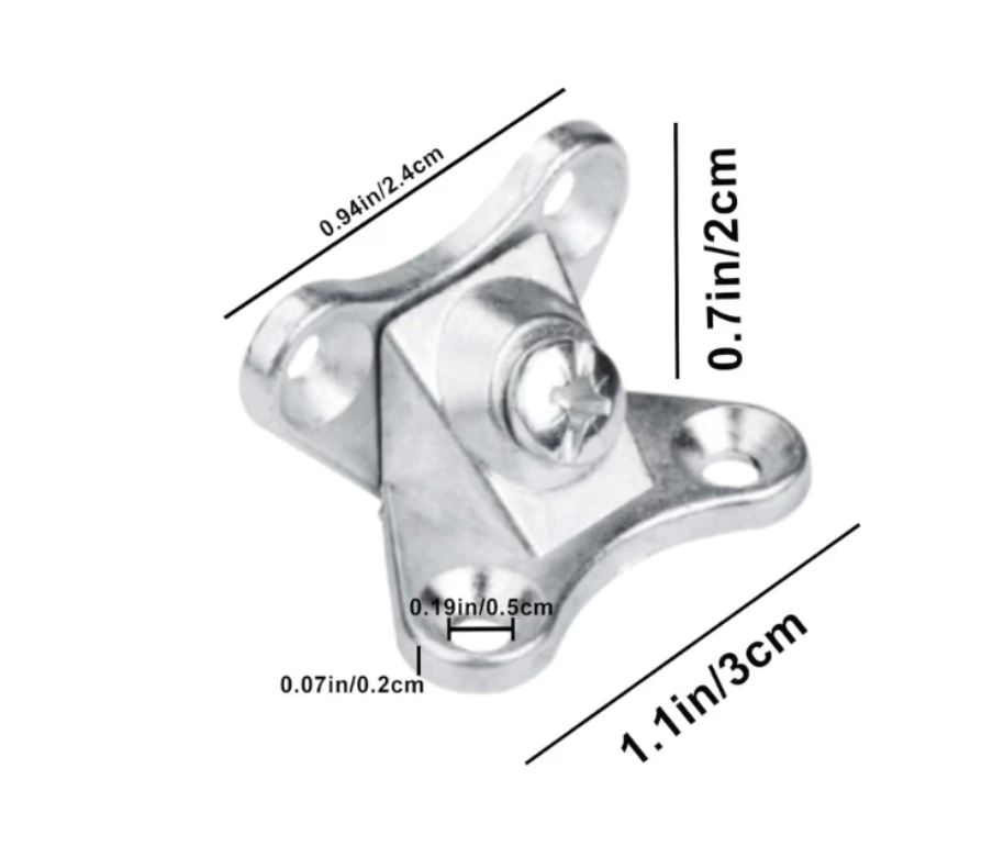 Conector imbinari lemn la 90 tip fluture (mobilier, panouri lemn)