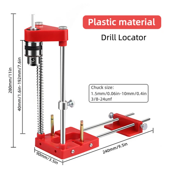 Sistem de sablonare si ghidare gauri de precizie, pentru masina gaurit, bormasina