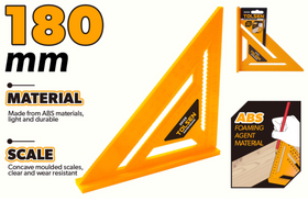 Echer multifunctional gradat 180mm din plastic - 0