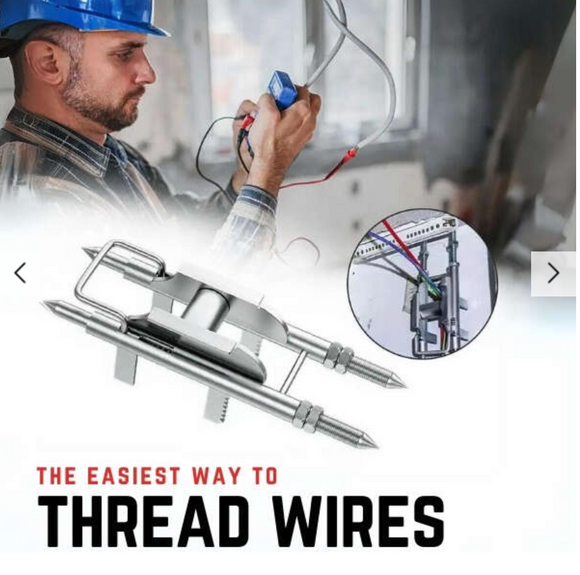 Unealta cu scripete pt. tras cabluri electrice usor si rapid