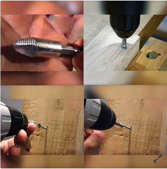 Set 5x extractoare de suruburi deteriorate