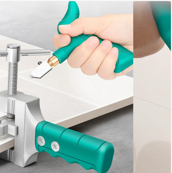 Set pentru taiat gresie, faianta, sticla, cu diamant si presa