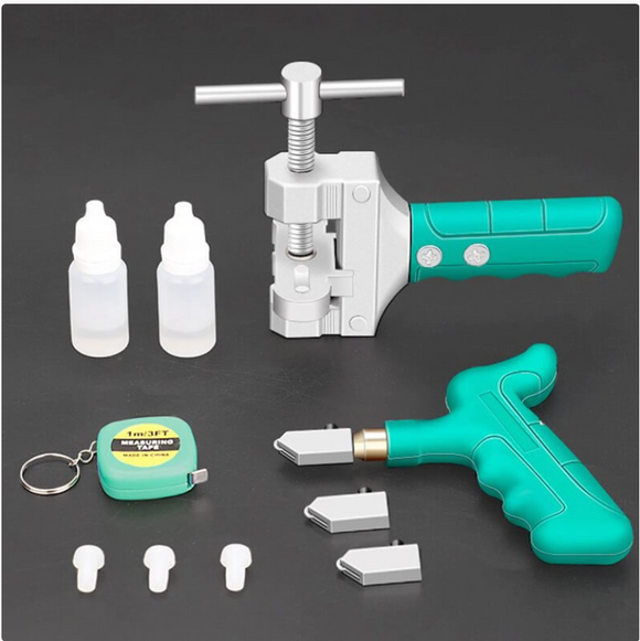 Set pentru taiat gresie, faianta, sticla, cu diamant si presa