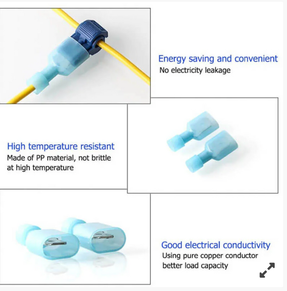 Set 240x conectori pt imbinat si intersectat fire in T