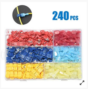 Set 240x conectori pt imbinat si intersectat fire in T - 0