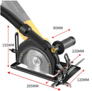 Adaptor tip fierastrau circular pt. flex, polizor unghiular 100-125 mm + 7 discuri-3