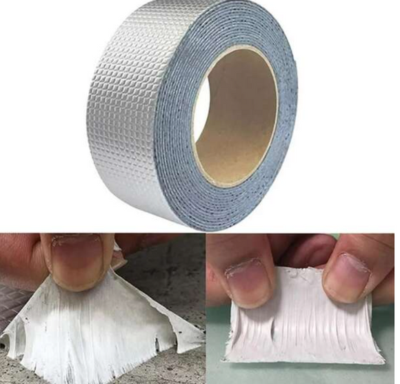 Banda universala de aluminiu, cu adeziv, 50 x 500mm