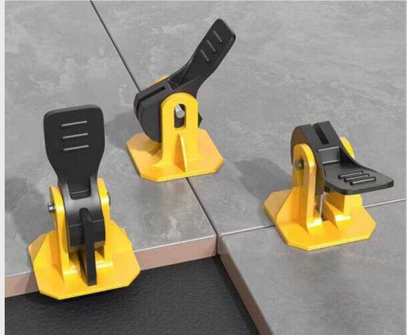 Set 50x nivelatoare pentru gresie, cu clema si T metalic