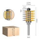Freza lemn imbinari in 6 dinti, piaptan, coada 8 mm-3
