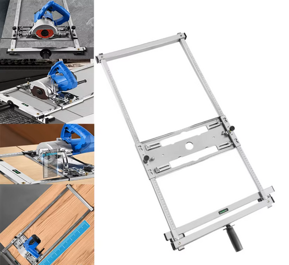 Sanie, sistem ghidaj pentru circular de mana sau ober freza, debitare lemn (M sau L)