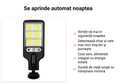 Lampa solara LED cu senzor de miscare