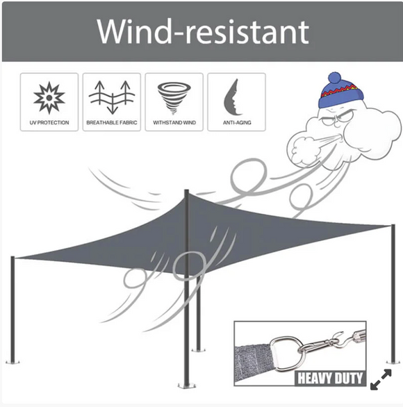 Parasolar de gradina triunghiular, Gri, 3 x 2 metri