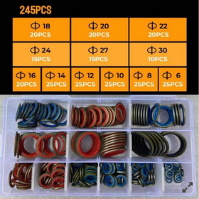 Set 245x garnituri si o-ring-uri, semeringuri diferite - 0