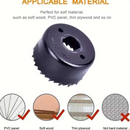 Set 4x carote lemn, plastic, rigips, cu burghiu centrare, 32-54mm-3