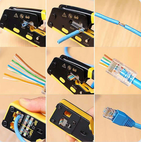 Patent, cleste, unealta crimpare si mufare cabluri (RJ45, RJ11, RJ12) - 0